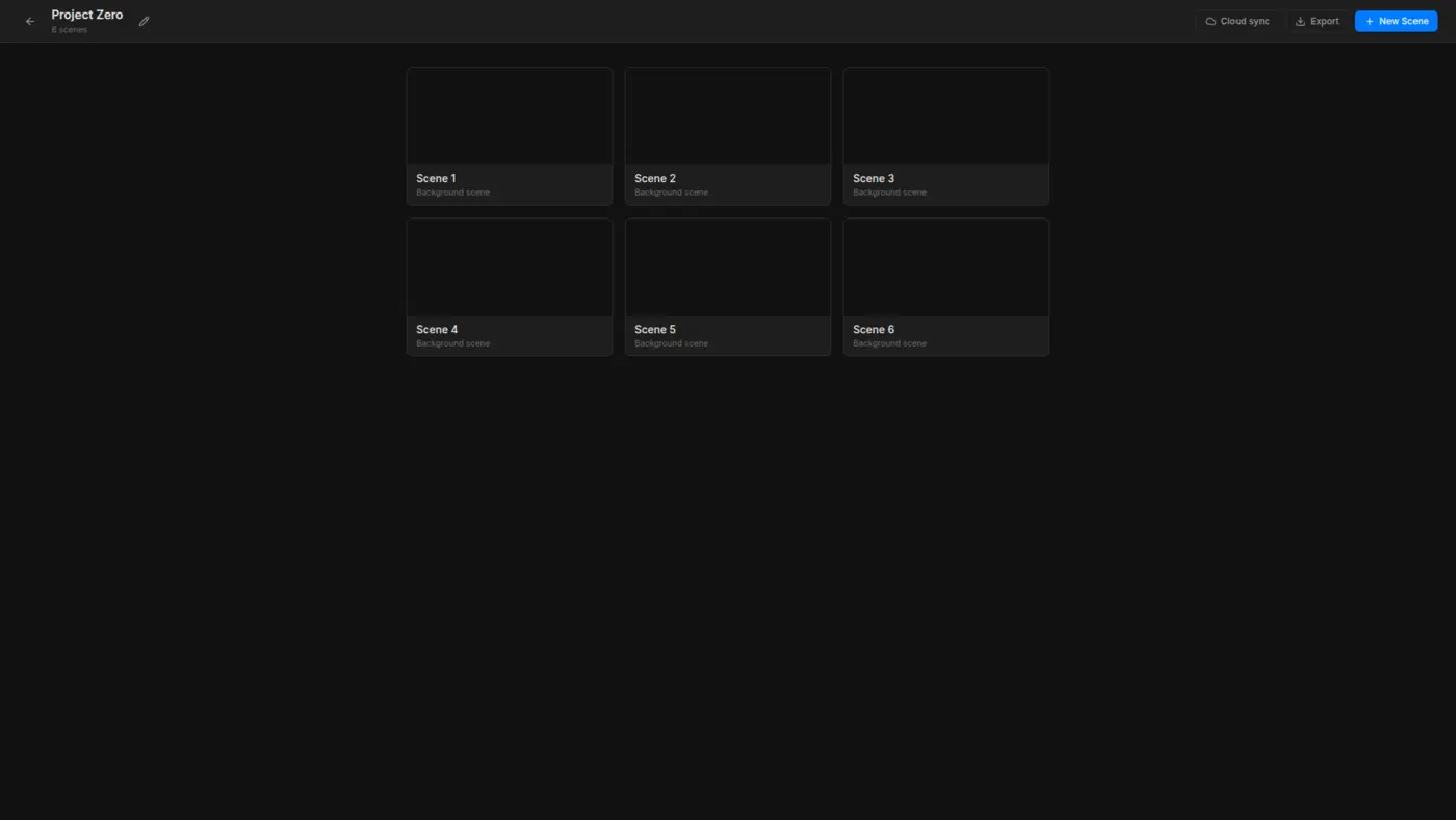 One project, many scenes.